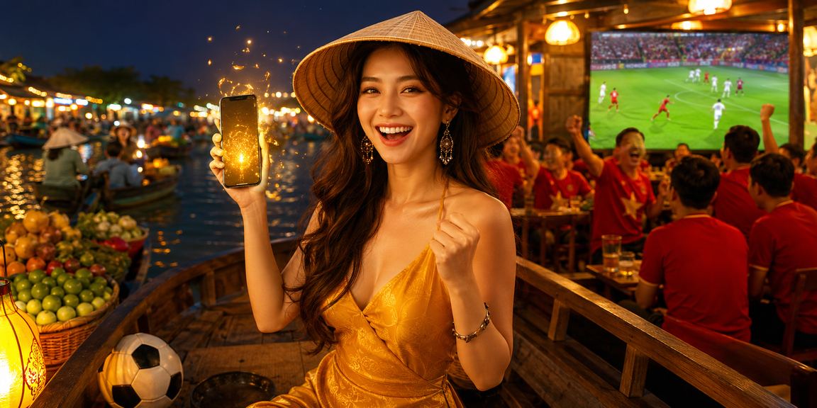 Người hâm mộ bóng đá tại chợ đêm Cần Thơ theo dõi kết quả cá cược thể thao