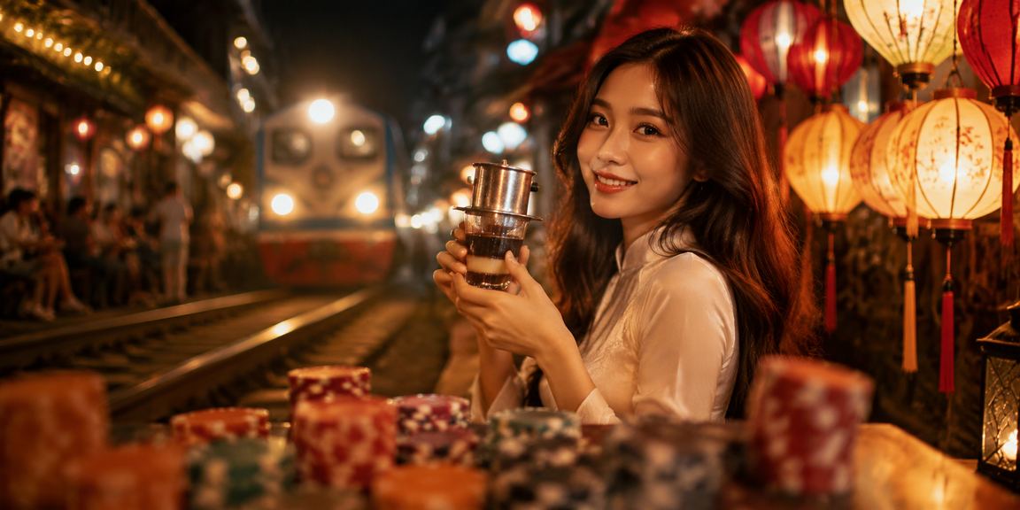 Người dùng tại quán cà phê Hà Nội đăng ký tài khoản f88be và nhận thưởng trước khi đặt kèo thể thao
